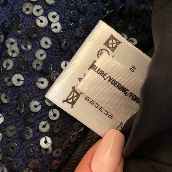 Escada 💯Silk All Sequin Stunning Fully Silk Lined Blazer Made in Germany - Picture 5 of 16